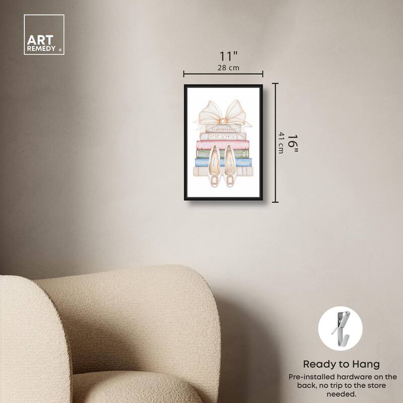 Bow And Buckles Canvas by Art Remedy