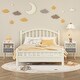 preview thumbnail 3 of 38, 2-Tier Kids Nightstand With Fabric Drawer, Set of 2