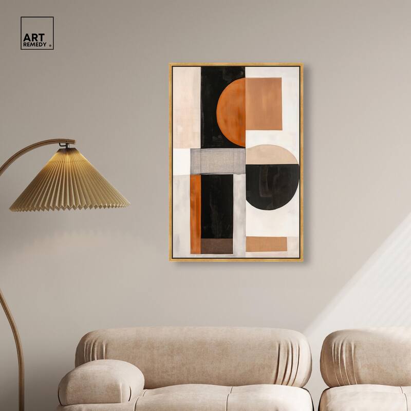 Divided Circle I Canvas by Art Remedy