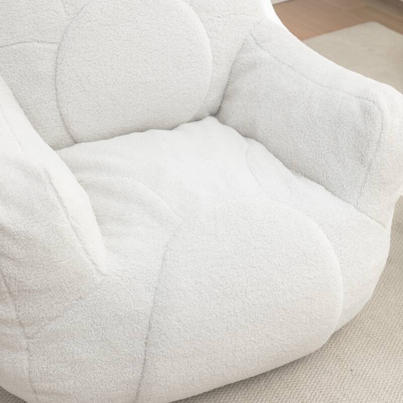 Bean Bag Chair Soft Fluffy Lazy Sofa with Memory Foam