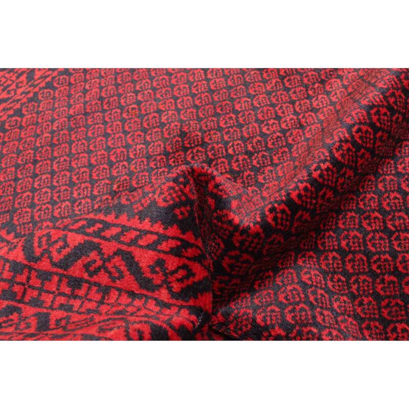 ECARPETGALLERY Hand-knotted Teimani Dark Navy Wool Rug - 2'10 x 4'7