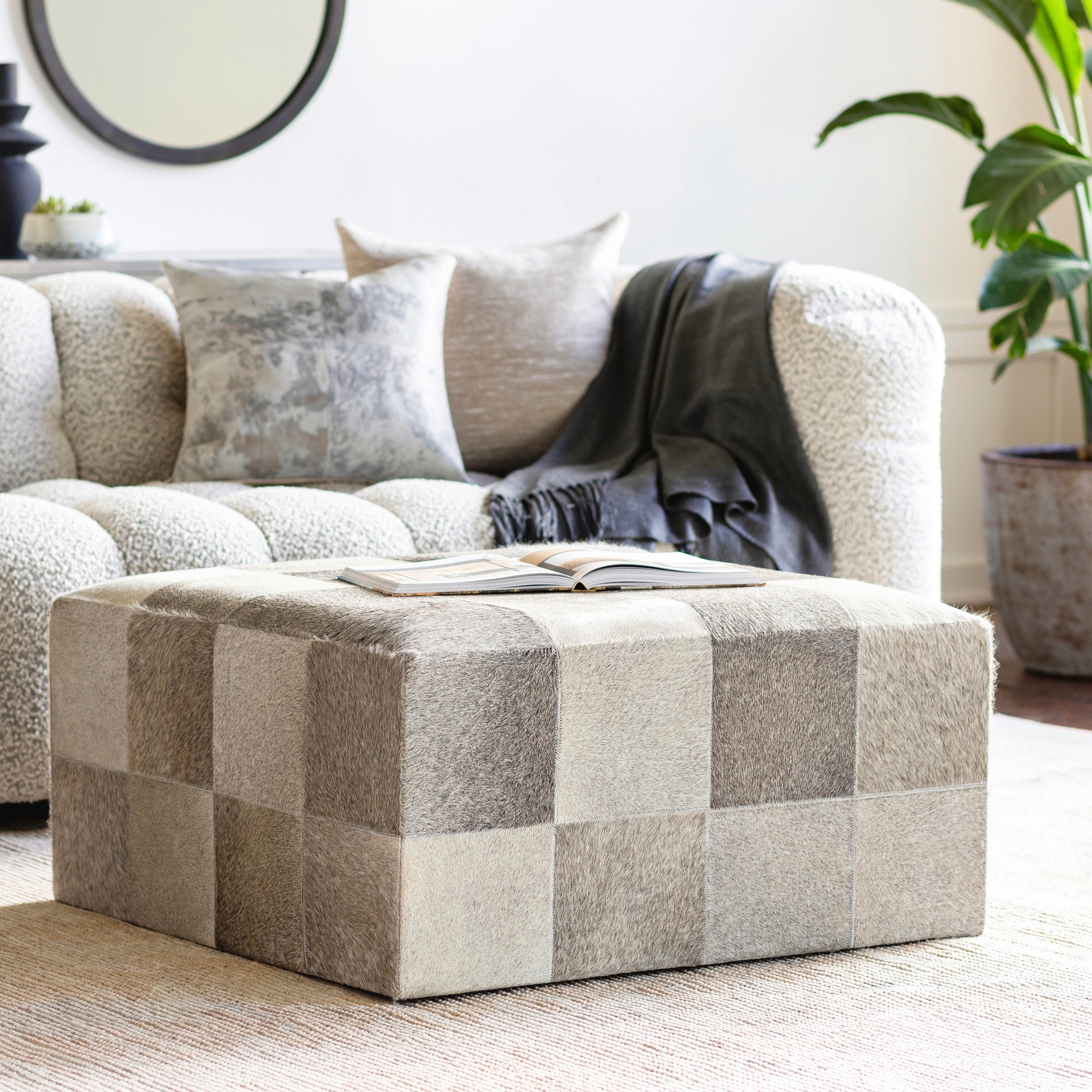 Cowhide Ottomans and Poufs Bed Bath Beyond
