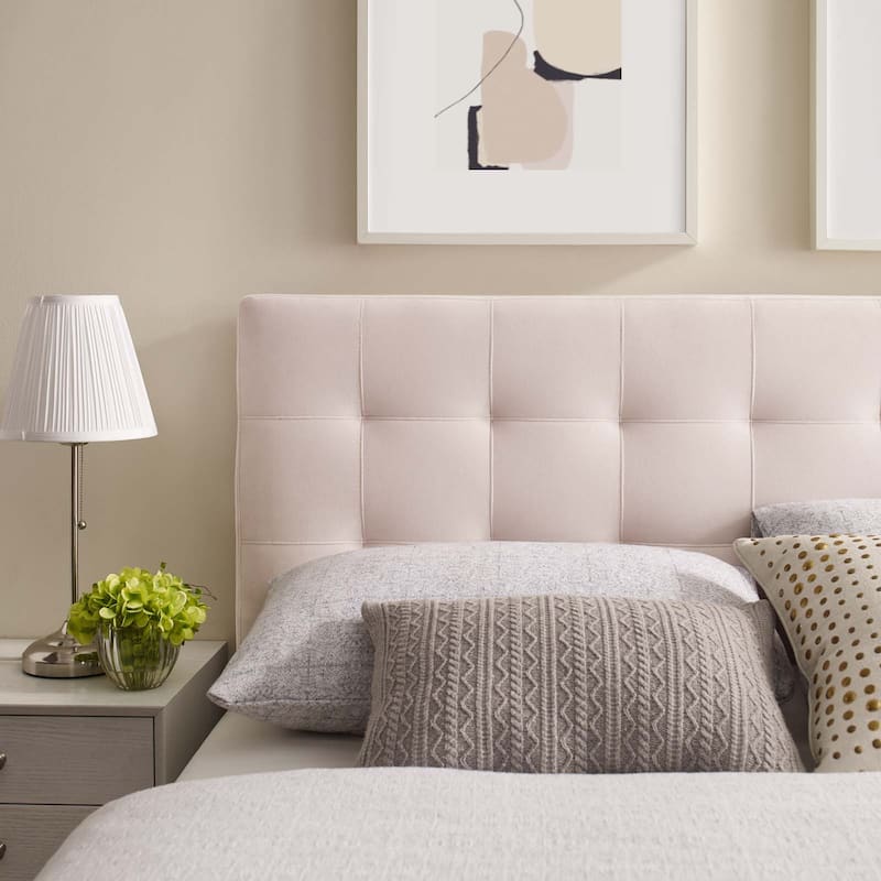 Emily Twin Tufted Performance Velvet Headboard