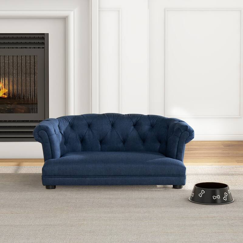 Kiki 36.5" Chesterfield Dog Sofa Bed