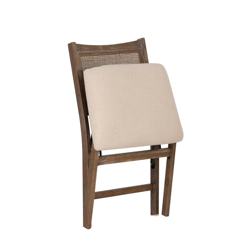 Beulah Rattan Folding Dining Chair