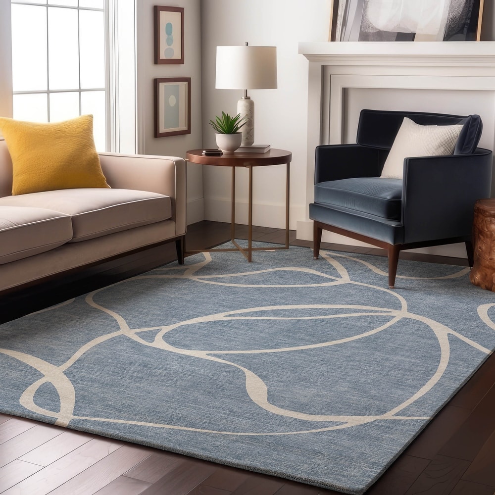 Premium Washable Super Soft Abstract Dash Mayfield Rug