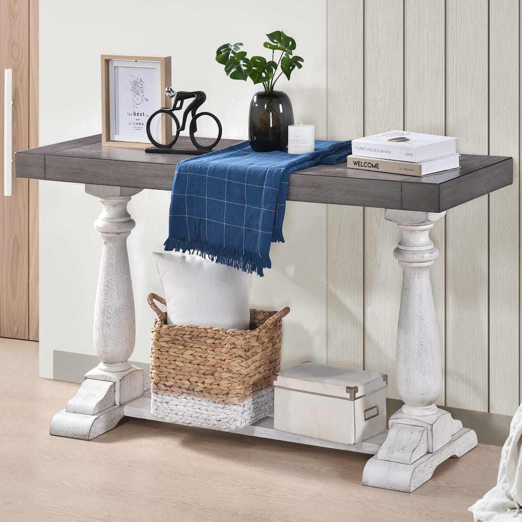 Sofa Tabe 30inch Height Pedestal Table Leg Farmhouse Design Retro Design Living Room