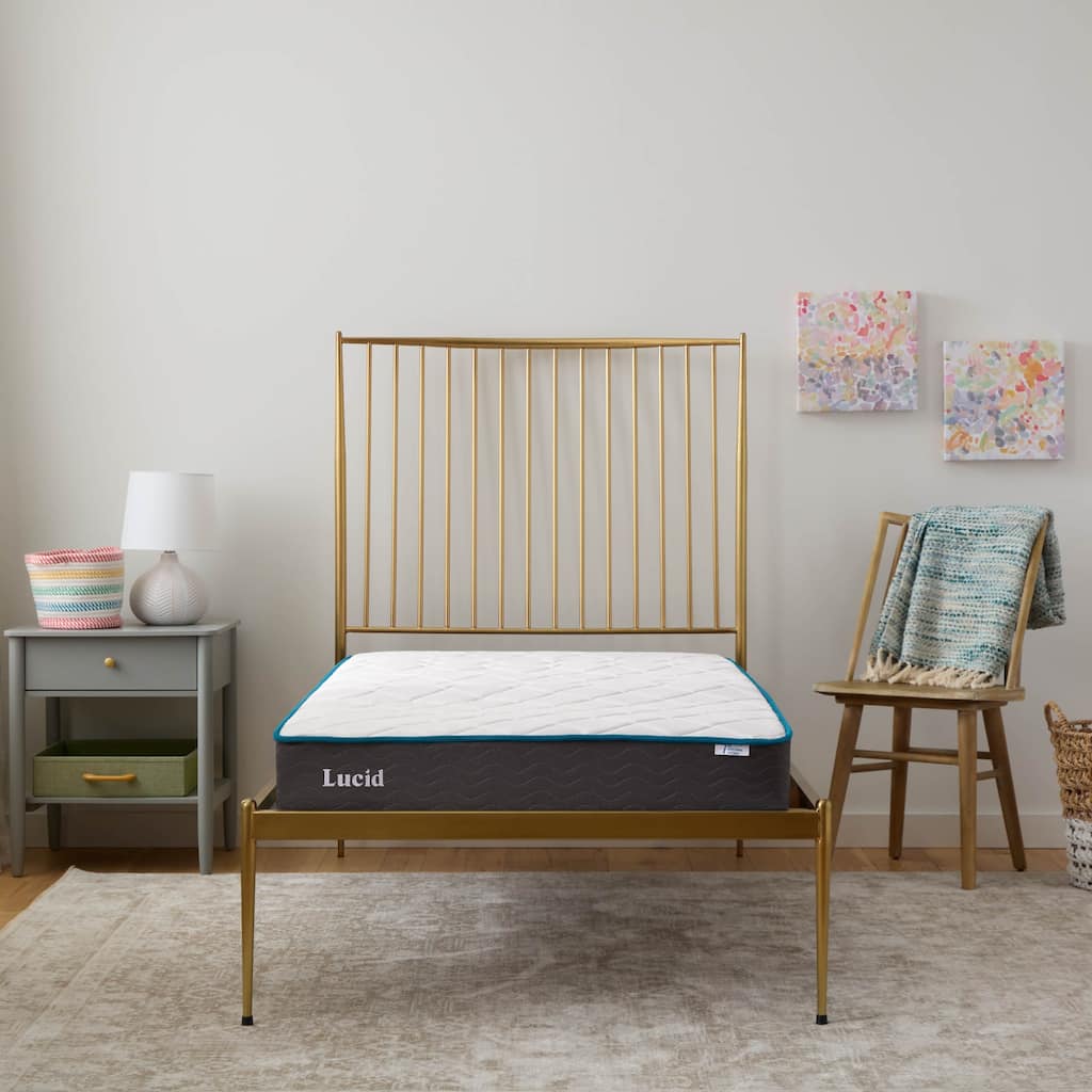 Lucid 7 Inch Innerspring Mattress Firm Feel