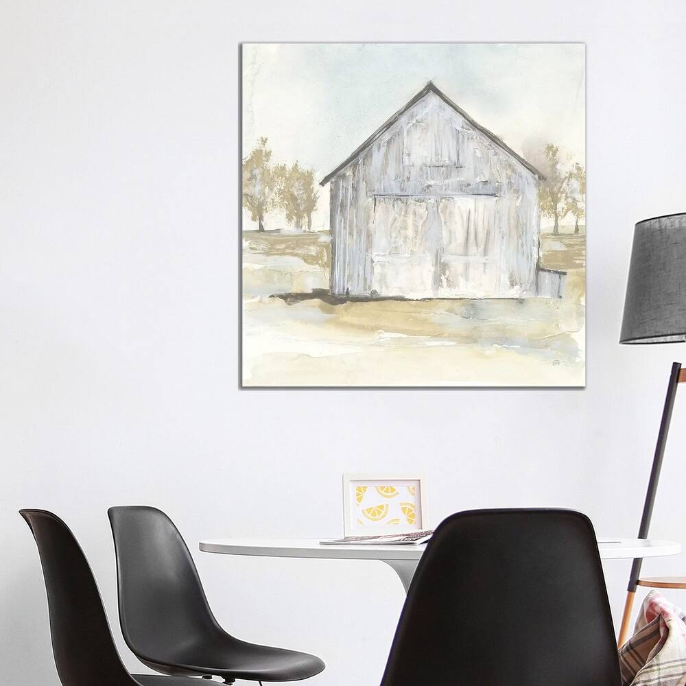 iCanvas "White Barn I" by Chris Paschke Canvas Print