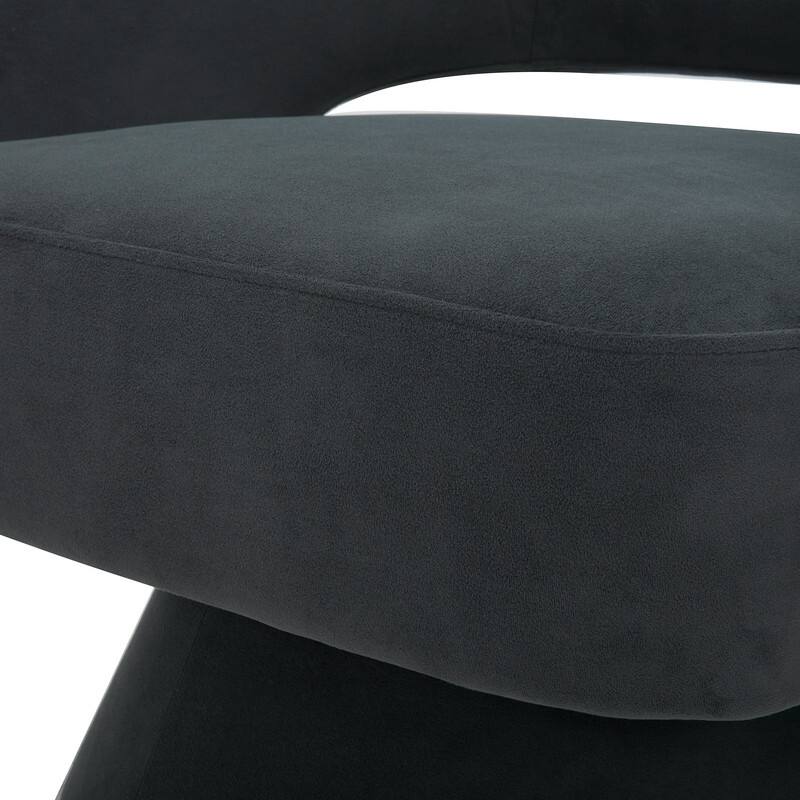 Spruce & Spring Jamie Swivel Fabric Accent Chair