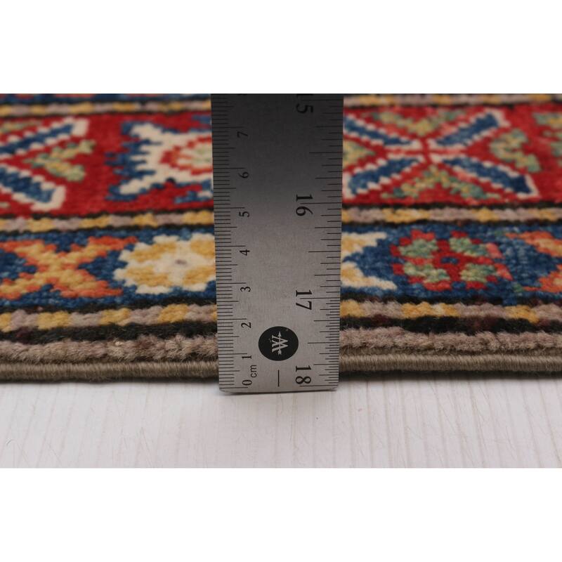 ECARPETGALLERY Hand-knotted Uzbek Ghazni Taupe Wool Rug - 2'7 x 6'7