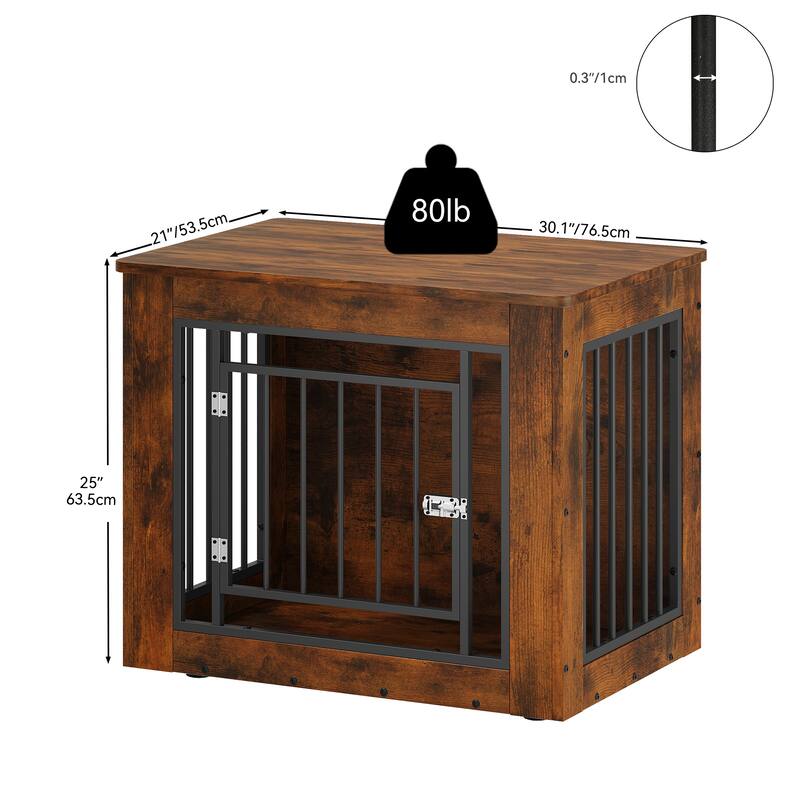 Moasis Dog Crate Furniture, End Table