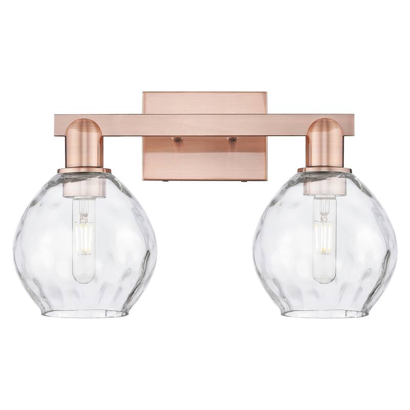 Innovations Lighting Endless Possibilities Arcadia - Waverly - 2 Light 17" Bath Vanity Light - Antique Copper