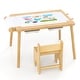 preview thumbnail 21 of 19, Costway Sensory Table & Chair Set for Kids 2-8 with Foldable Bins for - See Details