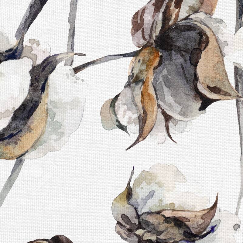 Cotton Blossoms by Belle Maison Canvas Art Print