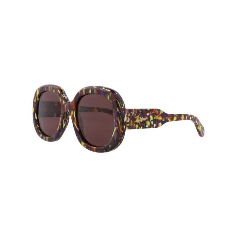 Chloé Square-Frame Recycled Acetate Sunglasses