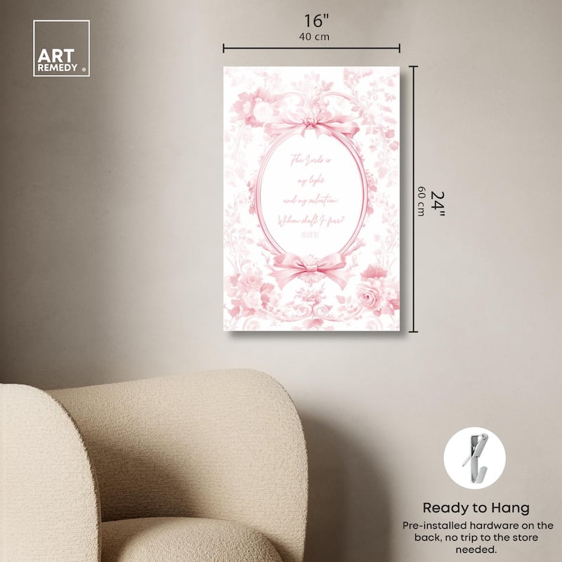 My Light Pink Acrylic by Art Remedy, Ready to Hang