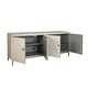 preview thumbnail 1 of 7, Furniture Classics Reclaimed Wood Tritan Sideboard Grey