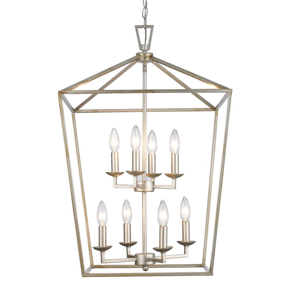 Trans Globe Lighting Lacey 8 Light 19" Wide Taper Candle Chandelier