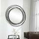 preview thumbnail 5 of 4, Uttermost Whirlwind Black Round Mirror