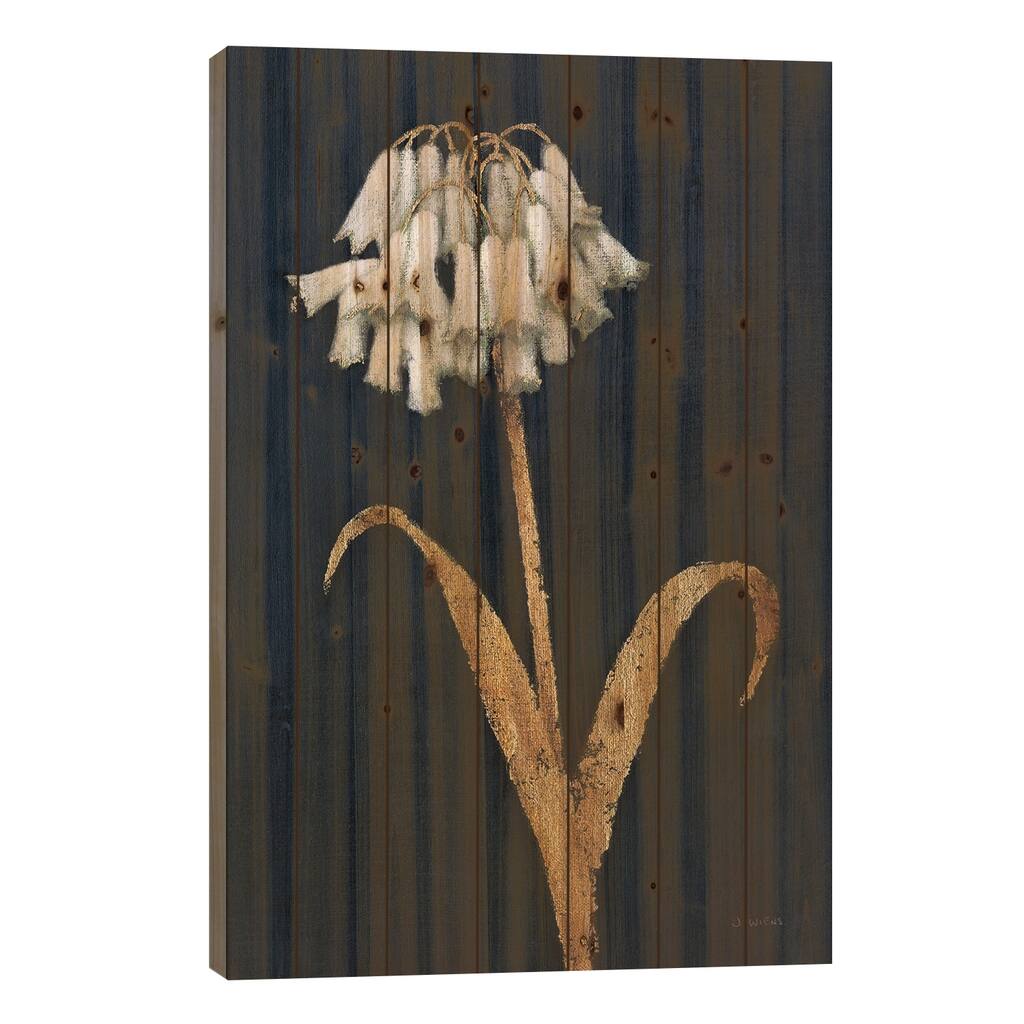 Shimmering Summer II Indigo Crop Print On Wood by James Wiens - Multi-Color