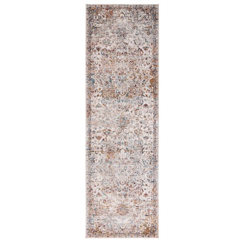 SAFAVIEH Limitee Carolann Vintage Oriental Rug - 2'6" x 8' Runner - Beige/Beige