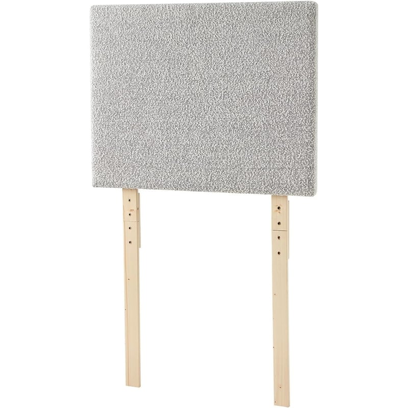 Villa Classic - College Headboard with Legs - Boucle - Boucle Gray + Cream