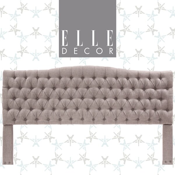 Elle decor celeste tufted headboard sale