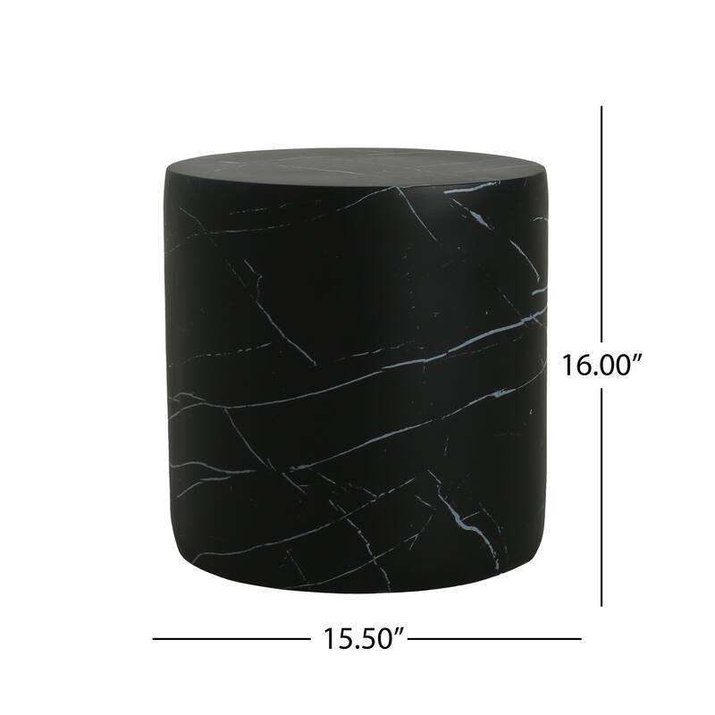 Roomfitters Outdoor Lightweight MGO Side Table End Table, Living Room Accent Table