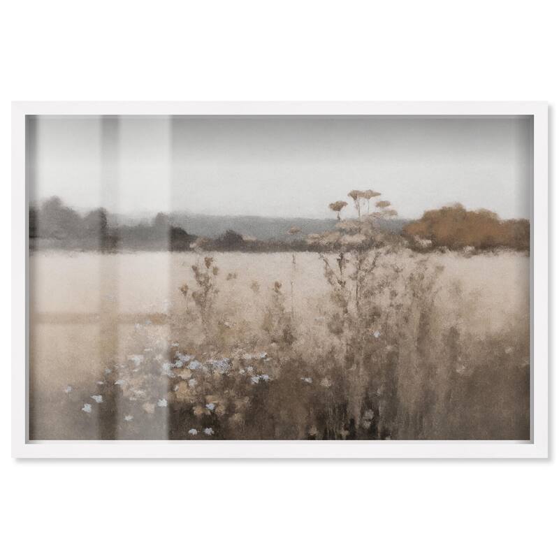 Distant Grove Shadowbox by Art Remedy - White - 36" x 24"