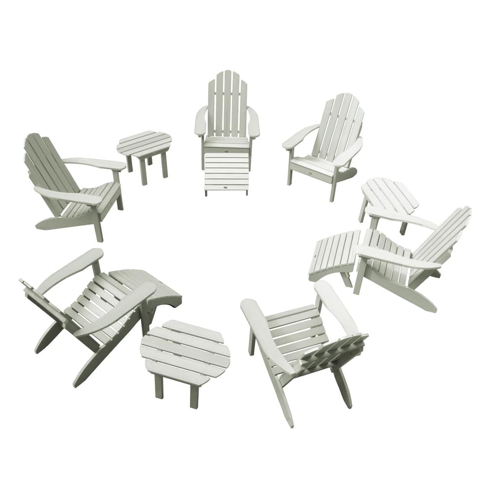 HIGHWOOD 12-Piece Adirondack Patio Conversation Set