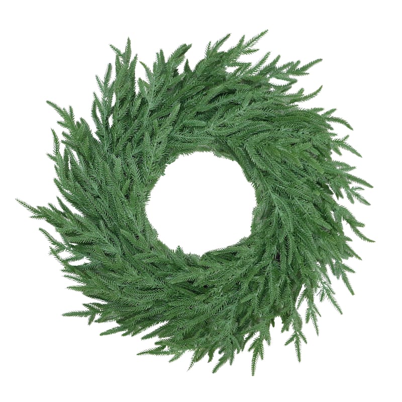 Puleo International 24" Soft PE Artificial Christmas Wreath