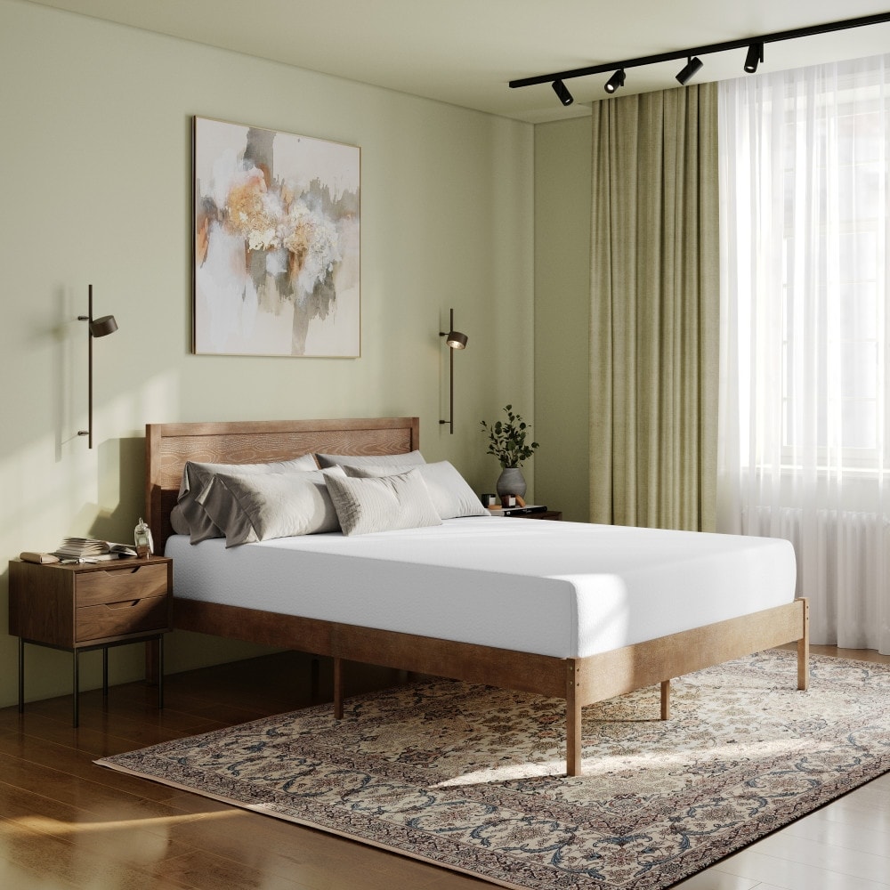 Green Tea Cooling Gel 4-Layer Memory Foam Mattress in a Box
