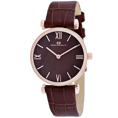 Oceanaut Women's Harmony Brown MOP Dial Watch - OC3216 - Brown MOP - 6 (36)