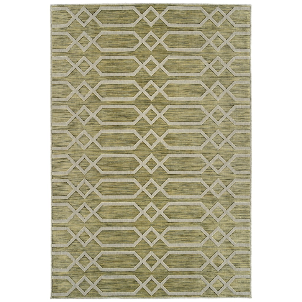 Kaleen Cove Collection Indoor Outdoor Polypropylene Area Rug