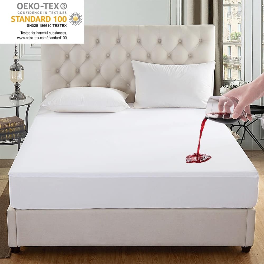 Waterproof Mattress Protector, Dust Mite Proof Mattress Cover