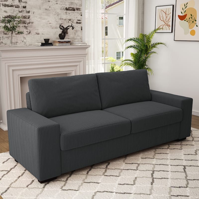 80" Sofa Couch Upholstered Loveseat for Living Room