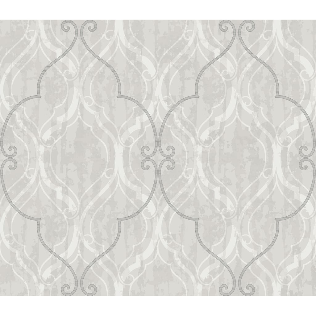 Seabrook Designs Corsica Ogee Unpasted Wallpaper