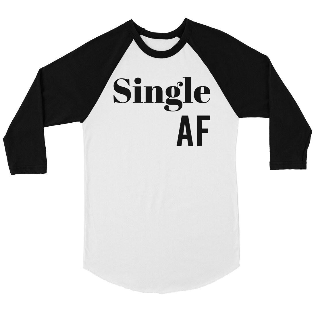 Shop Single Af Womens Baseball Tee Funny Single Quotes Raglan Tee Shirt Overstock 27976065