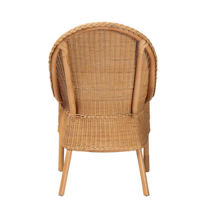 Camelia Bohemian Light Honey Rattan Dining Chair