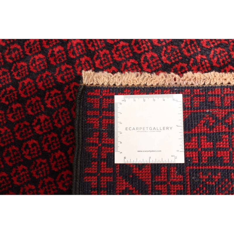 ECARPETGALLERY Hand-knotted Teimani Dark Navy Wool Rug - 2'10 x 4'7