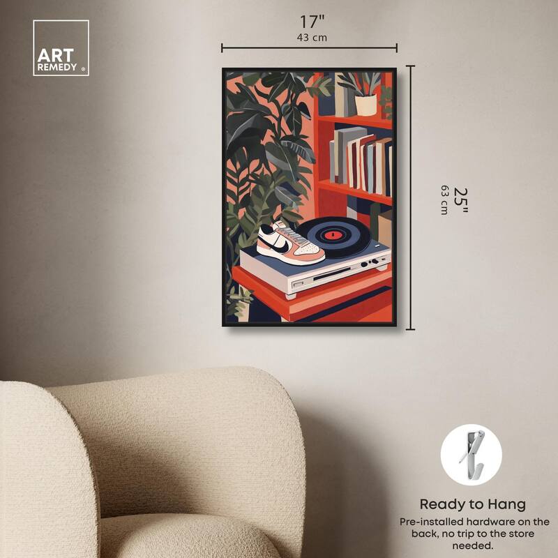 Vinyl and Sneaker Canvas by Art Remedy