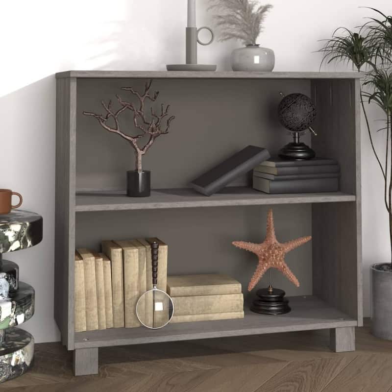 vidaXL Sideboard Storage Kitchen Cabinet for Hallway HAMAR Solid Wood Pine - 33.5"x13.8"x31.5"