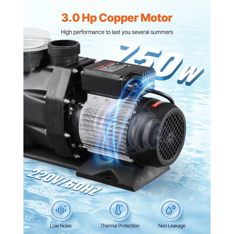 Above Ground Pool Pump with Motor for Efficient Water Circulation