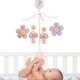 preview thumbnail 2 of 5, Bedtime Originals Disney Tinker Bell Floral Musical Baby Crib Mobile Soother Toy