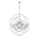 preview thumbnail 10 of 15, 18-light Orb Design 43" Chandelier With Clear Crystals