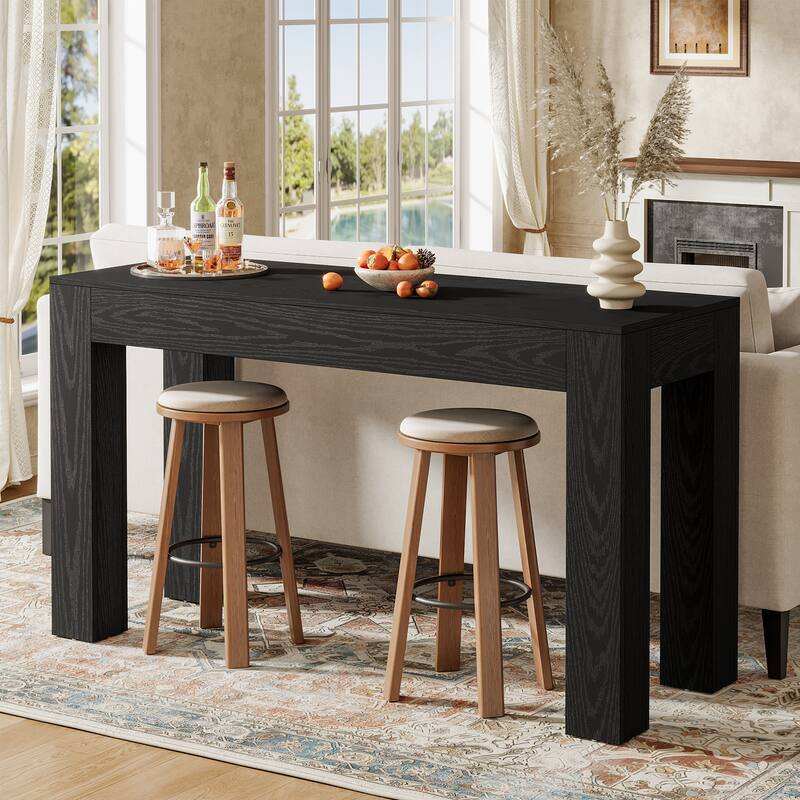 Bar Table Bistro Pub Cocktail Table for Kitchen, Home Bar