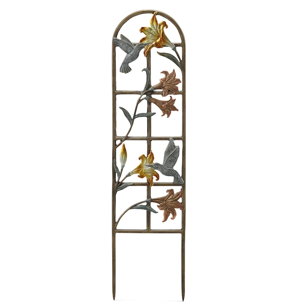 Spi Narrow Hummingbird Trellis 34" X 8.5" X .5" 2.5 Lbs. Aluminum