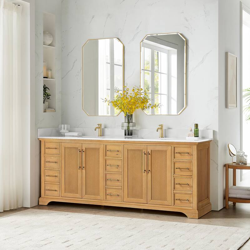 Tokyo Bath Vanity with Quartz Stone Top without Mirror