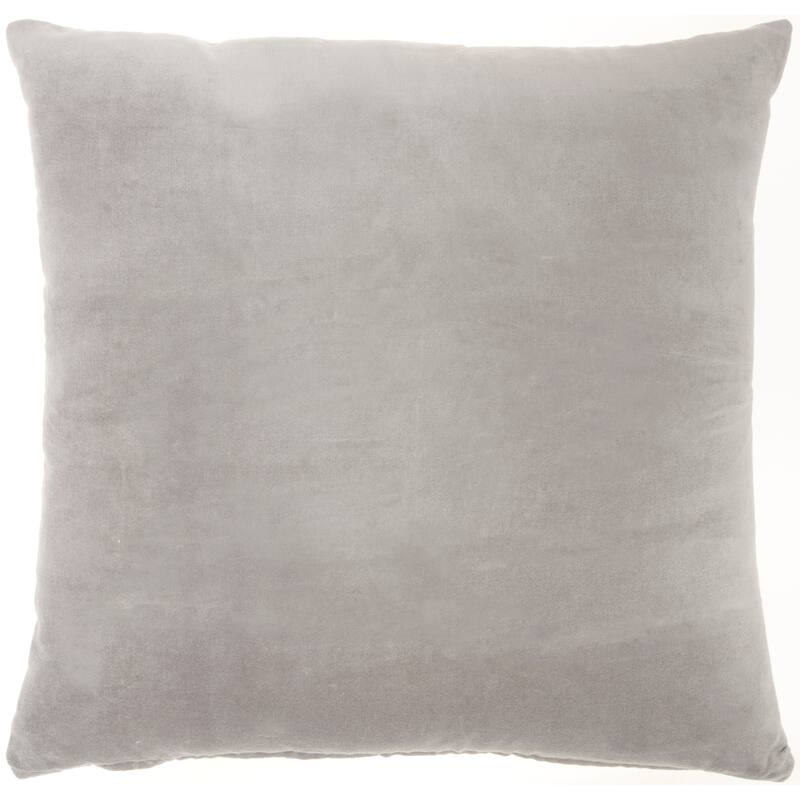 Mina Victory Life Styles Glam Solid Velvet Throw Pillow
